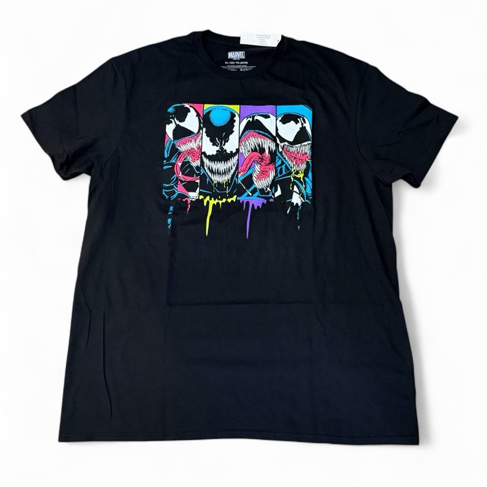 Marvel Venom Black Graphic Tee - Men- XL